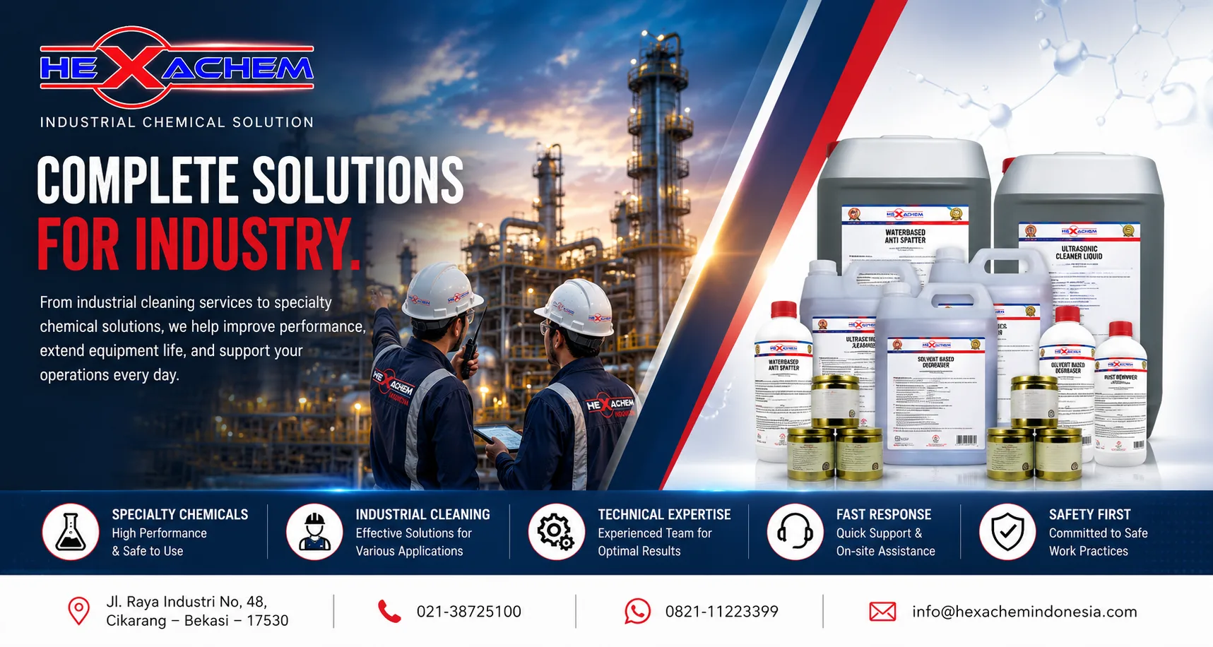 Hexachem Indonesia — chemical industri & layanan