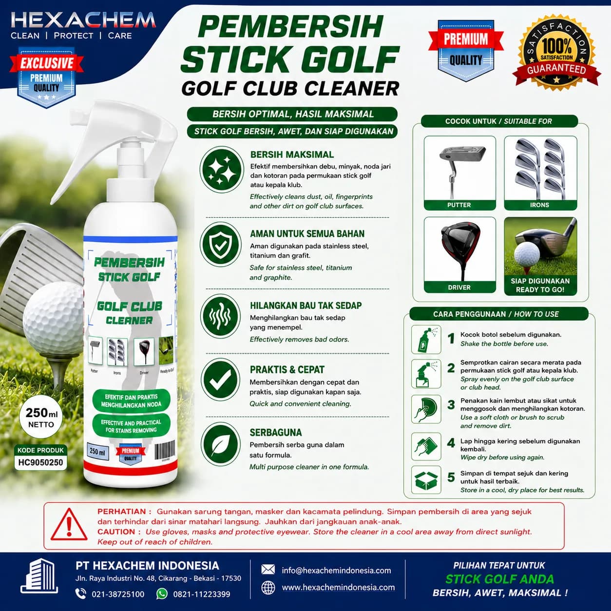 Golf Club Ultrasonic Cleaner