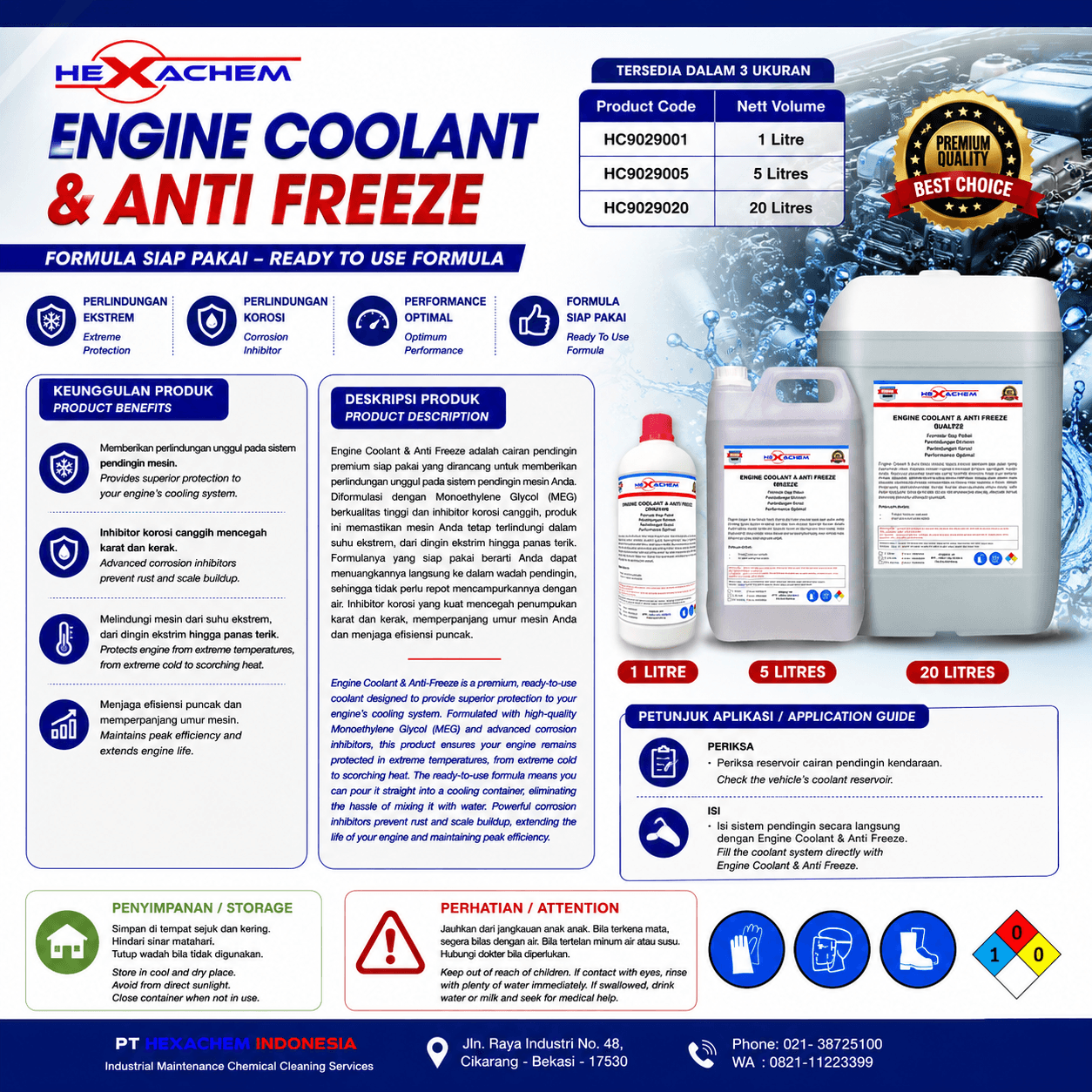 Engine Coolant & Anti-Freeze