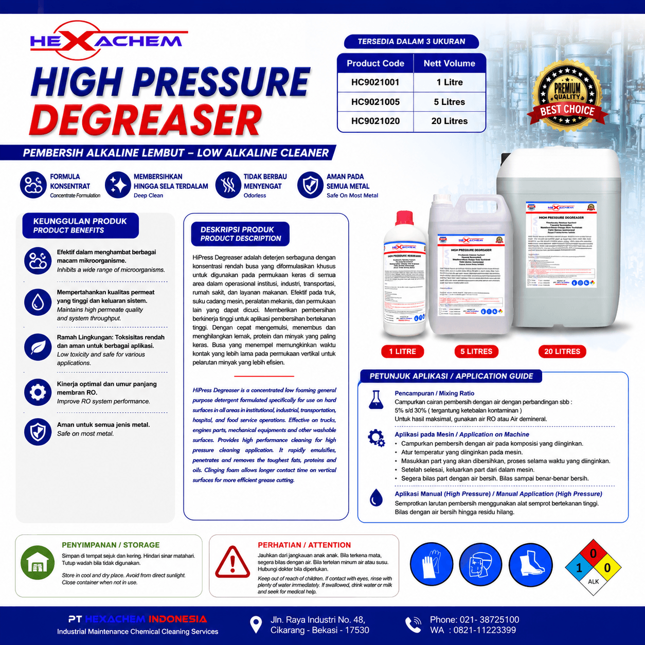 High Pressure Degreaser