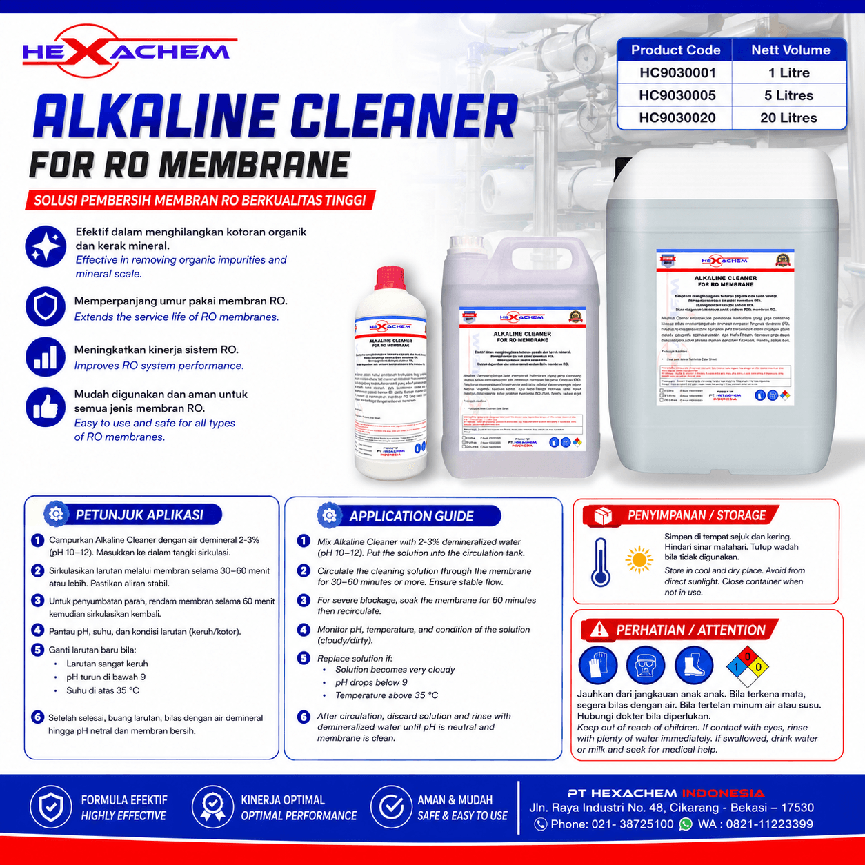 Alkaline Cleaner (RO Membrane)