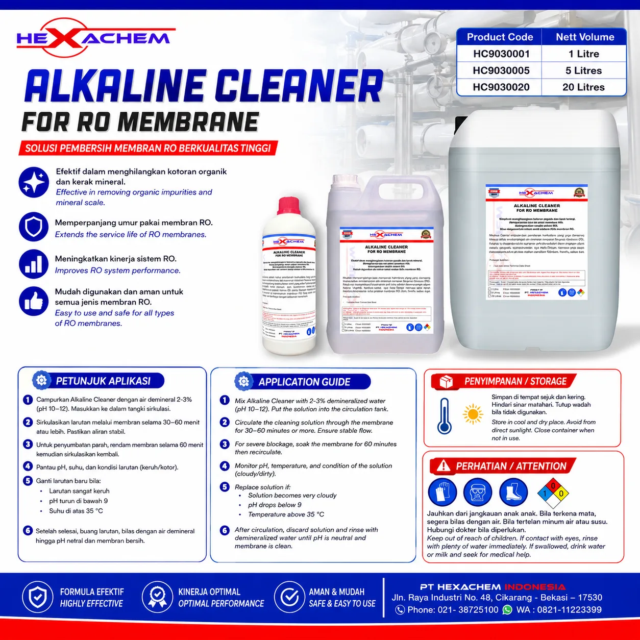 Alkaline Cleaner (RO Membrane)