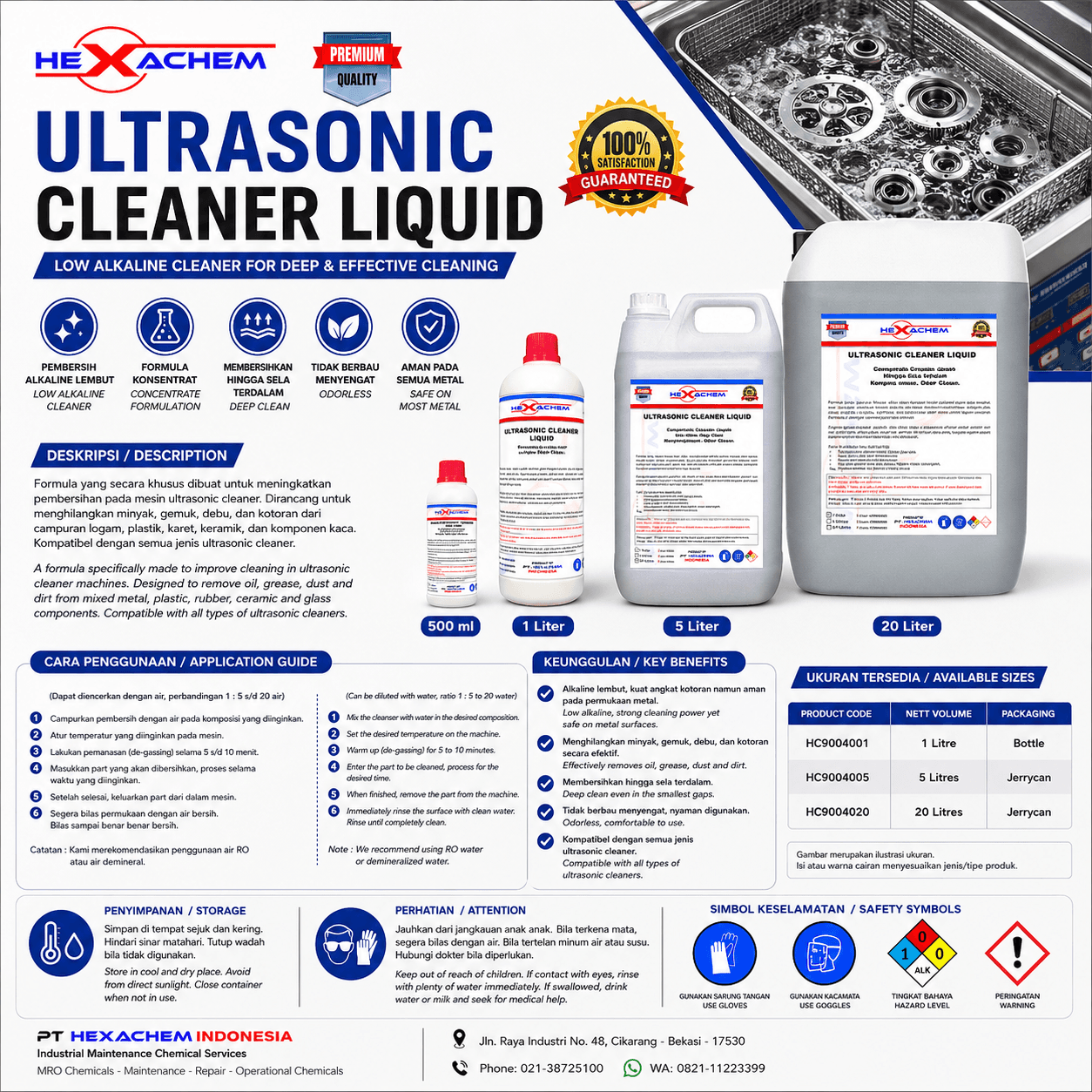 Ultrasonic Cleaner Liquid