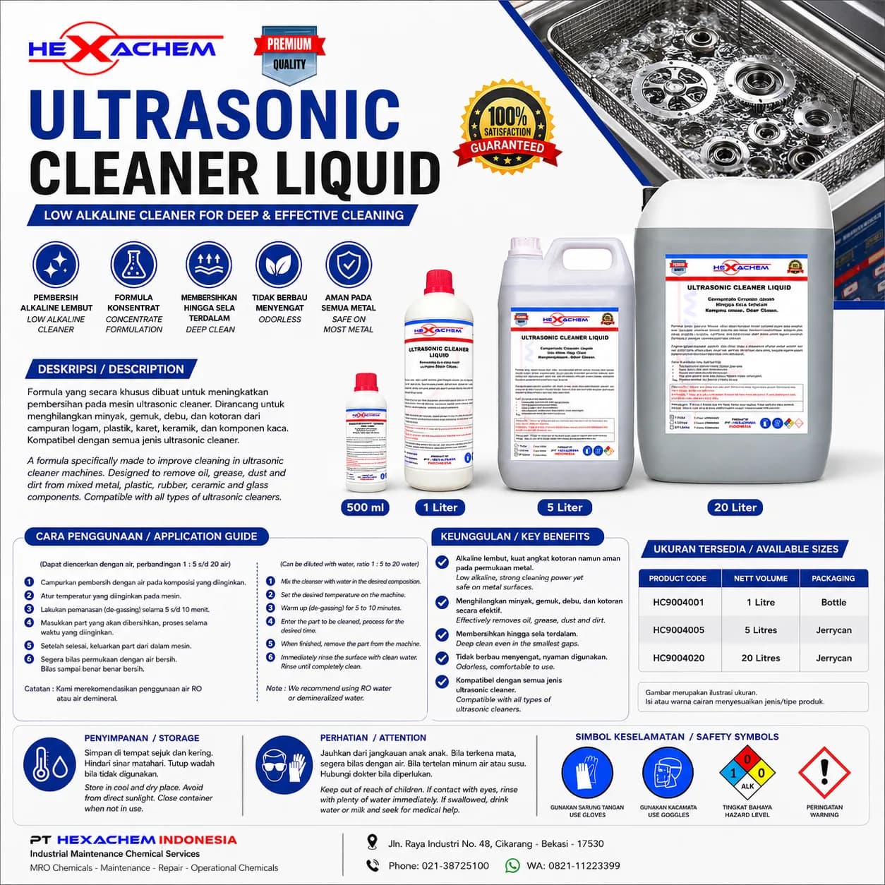 Ultrasonic Cleaner Liquid