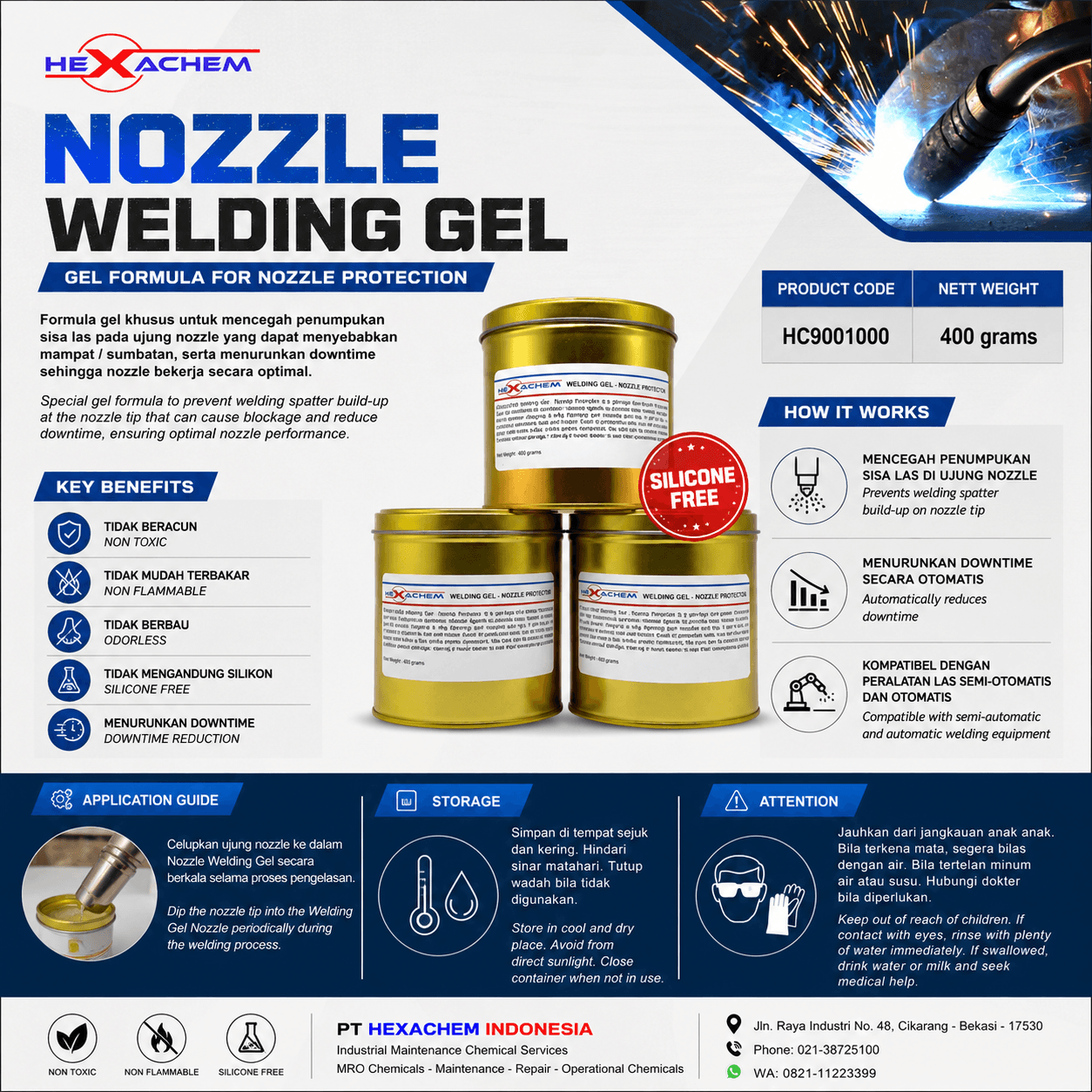 Nozzle Welding Gel