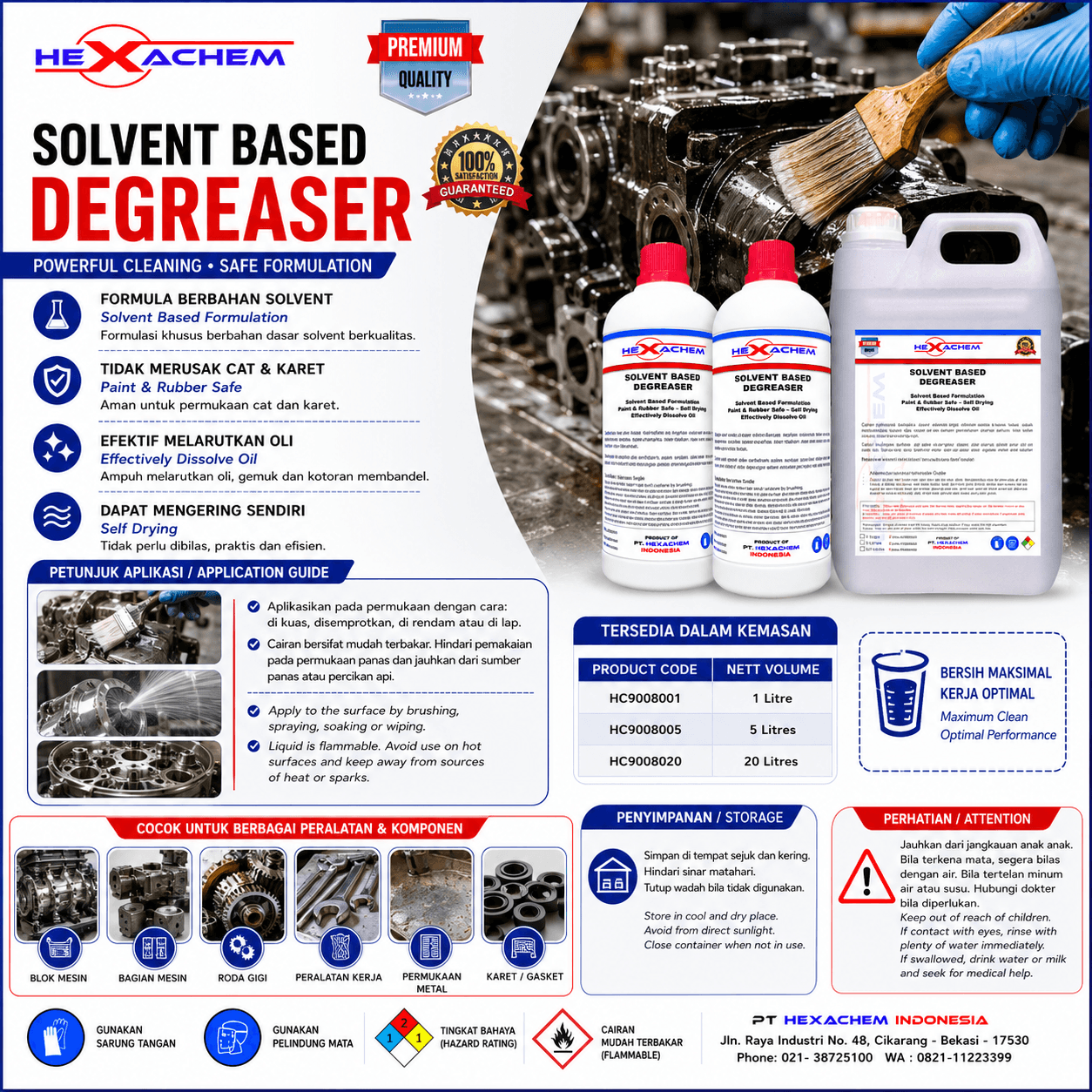 Solvent Based Degreaser
