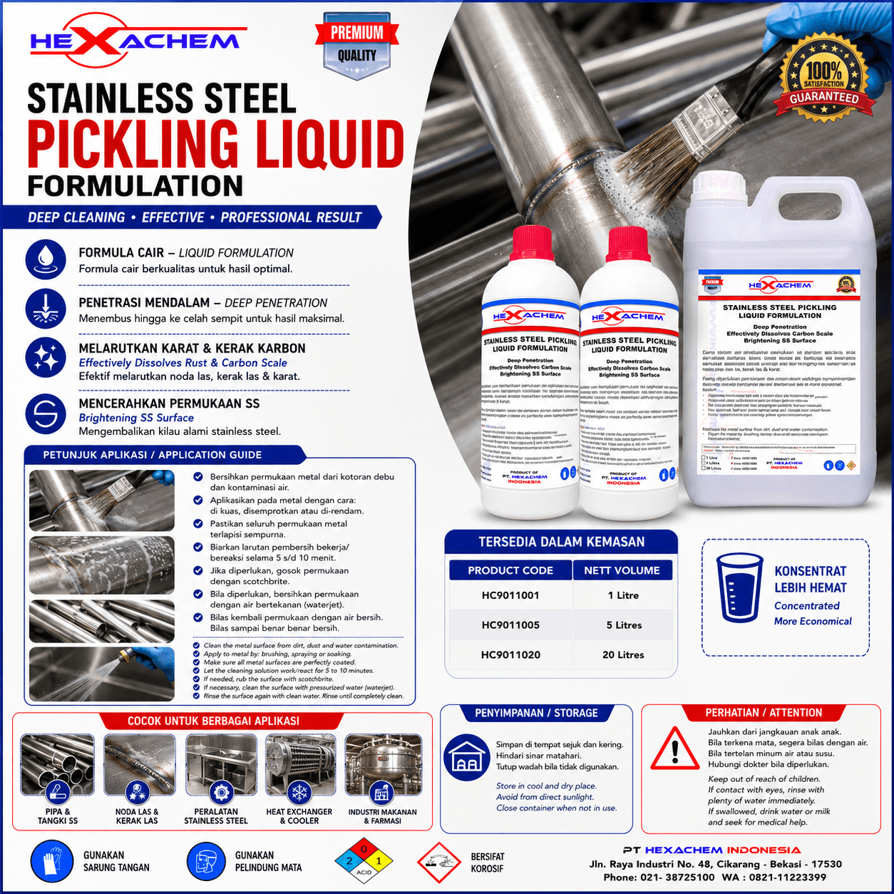 Stainless Steel Pickling — Liquid
