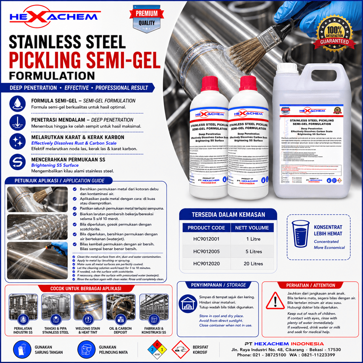 Stainless Steel Pickling — Semi-Gel