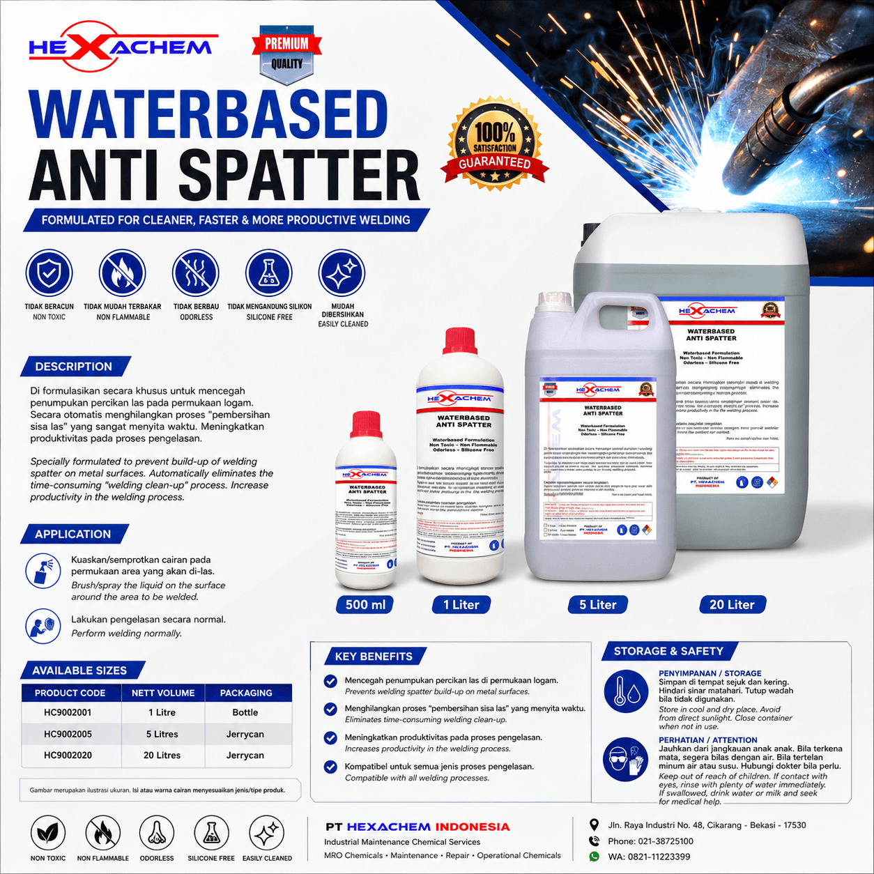 Waterbased Anti Spatter