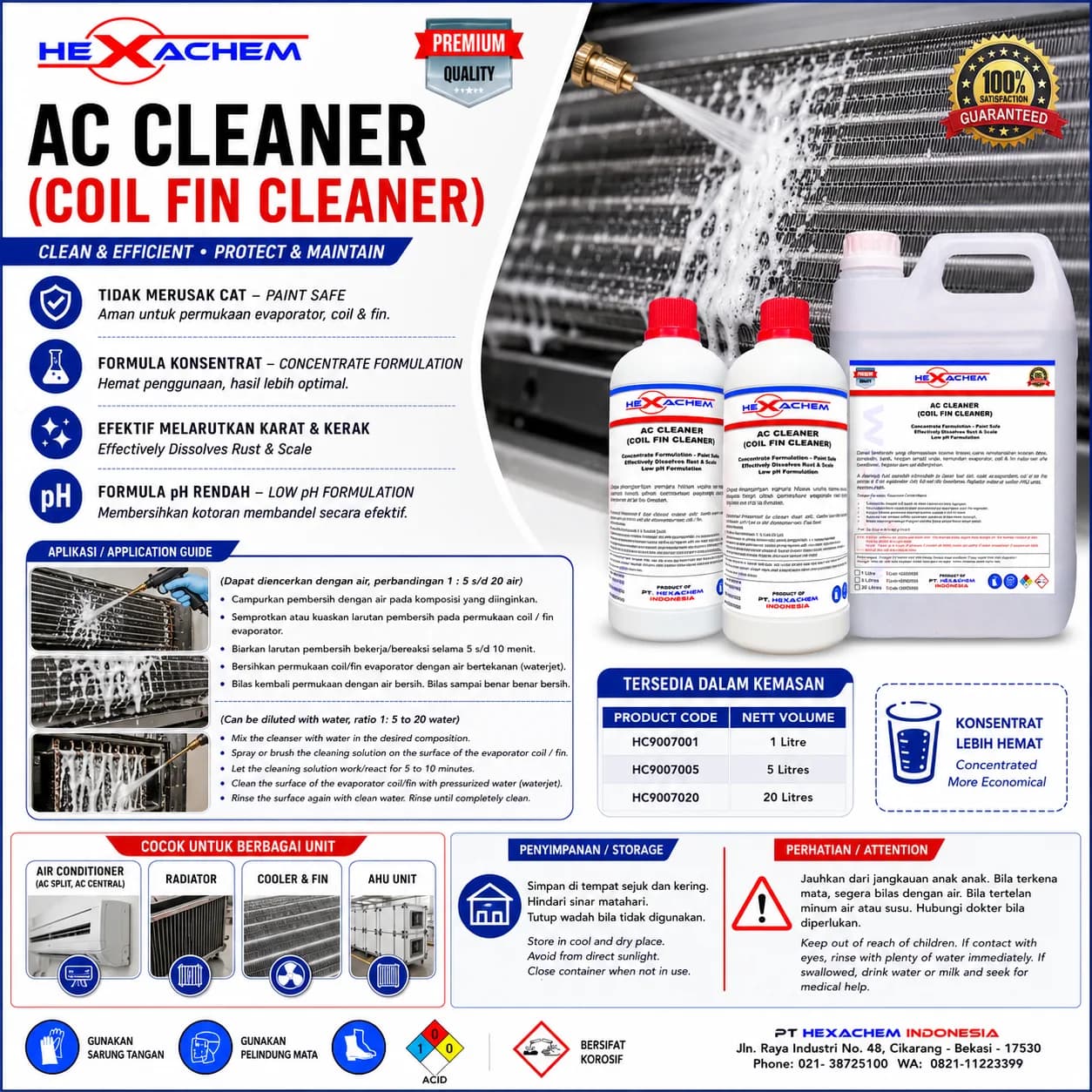 AC Cleaner (Coil Fin Cleaner)