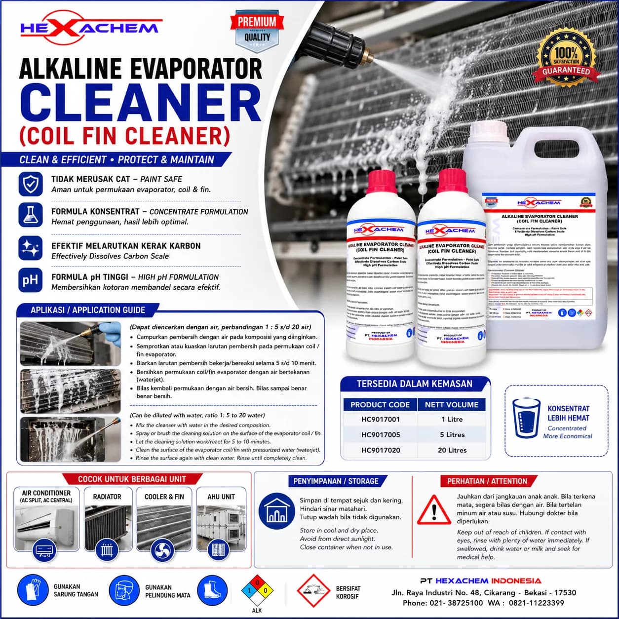 Alkaline Evaporator Cleaner