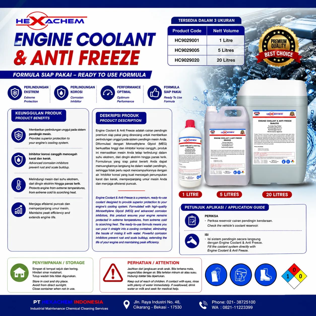 Engine Coolant & Anti-Freeze