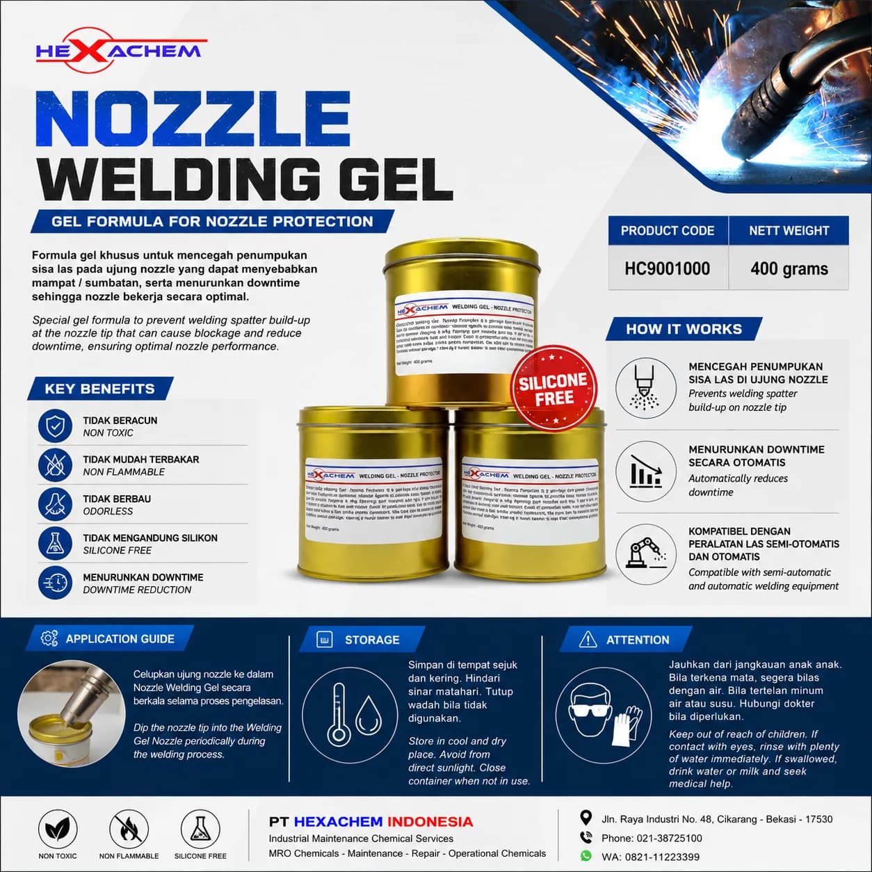 Nozzle Welding Gel