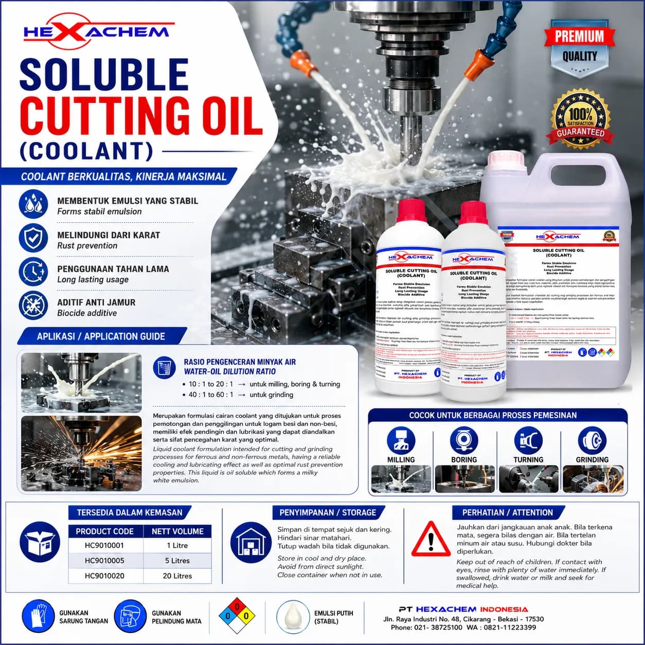 Soluble Cutting Oil (Coolant)