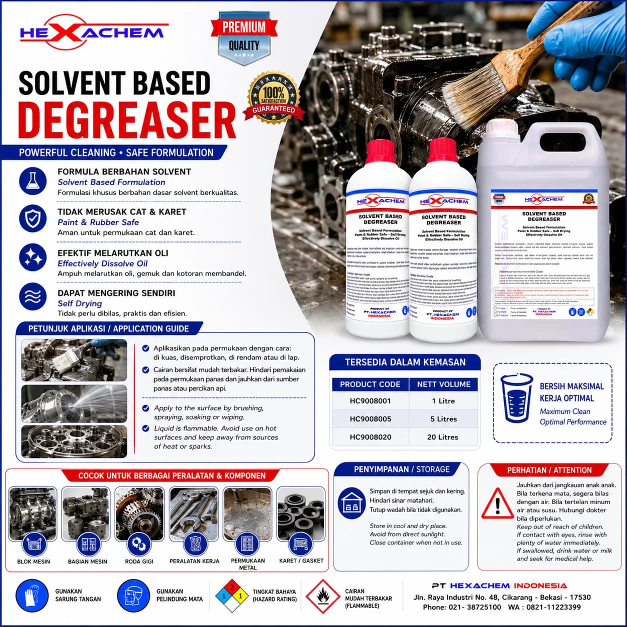 Solvent Based Degreaser