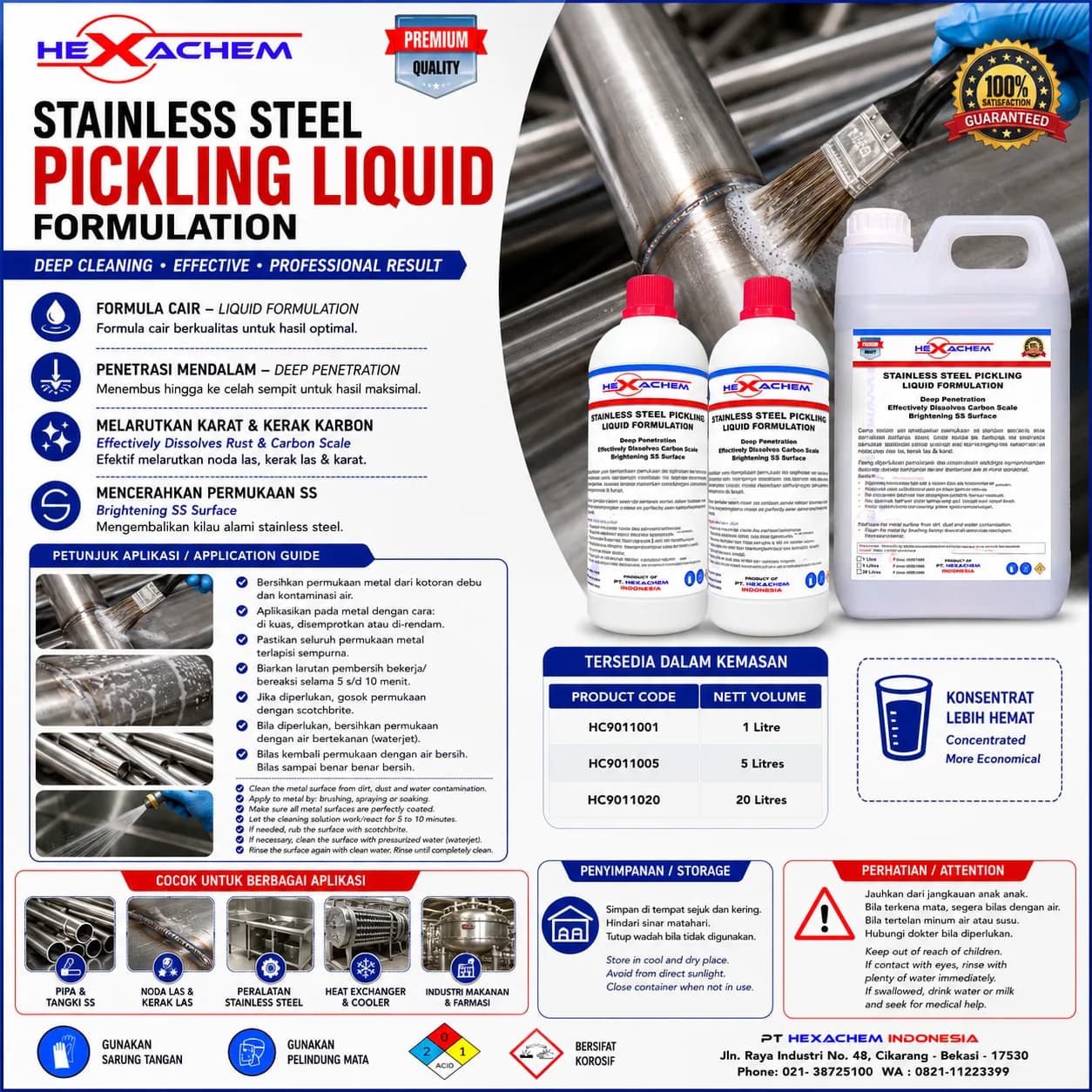Stainless Steel Pickling (Liquid)