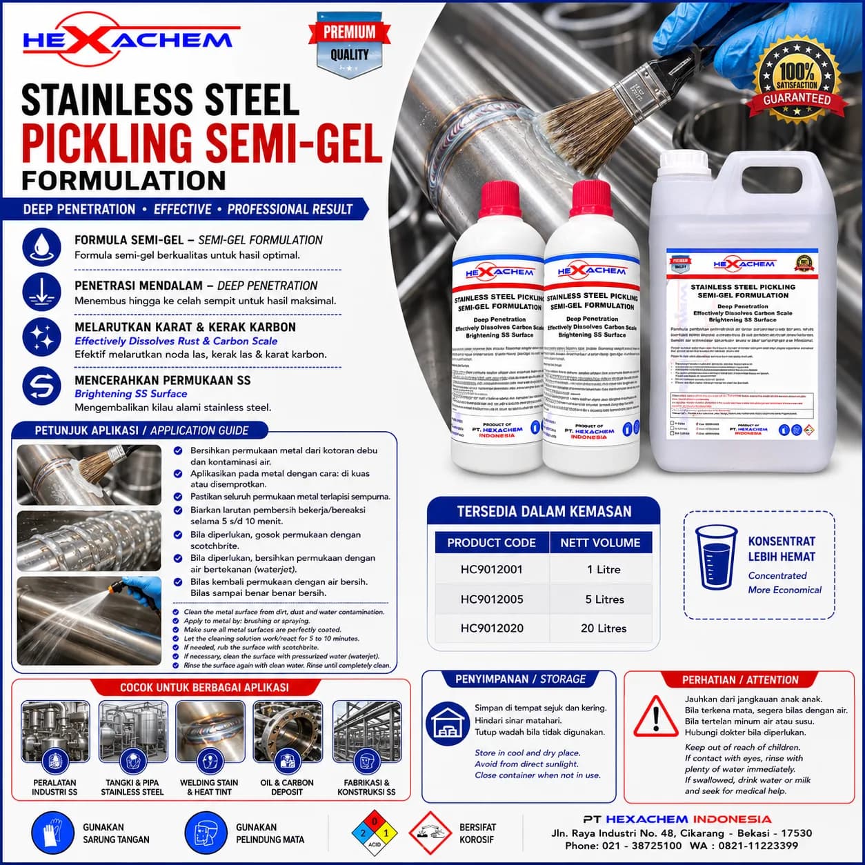 Stainless Steel Pickling (Semi-Gel)