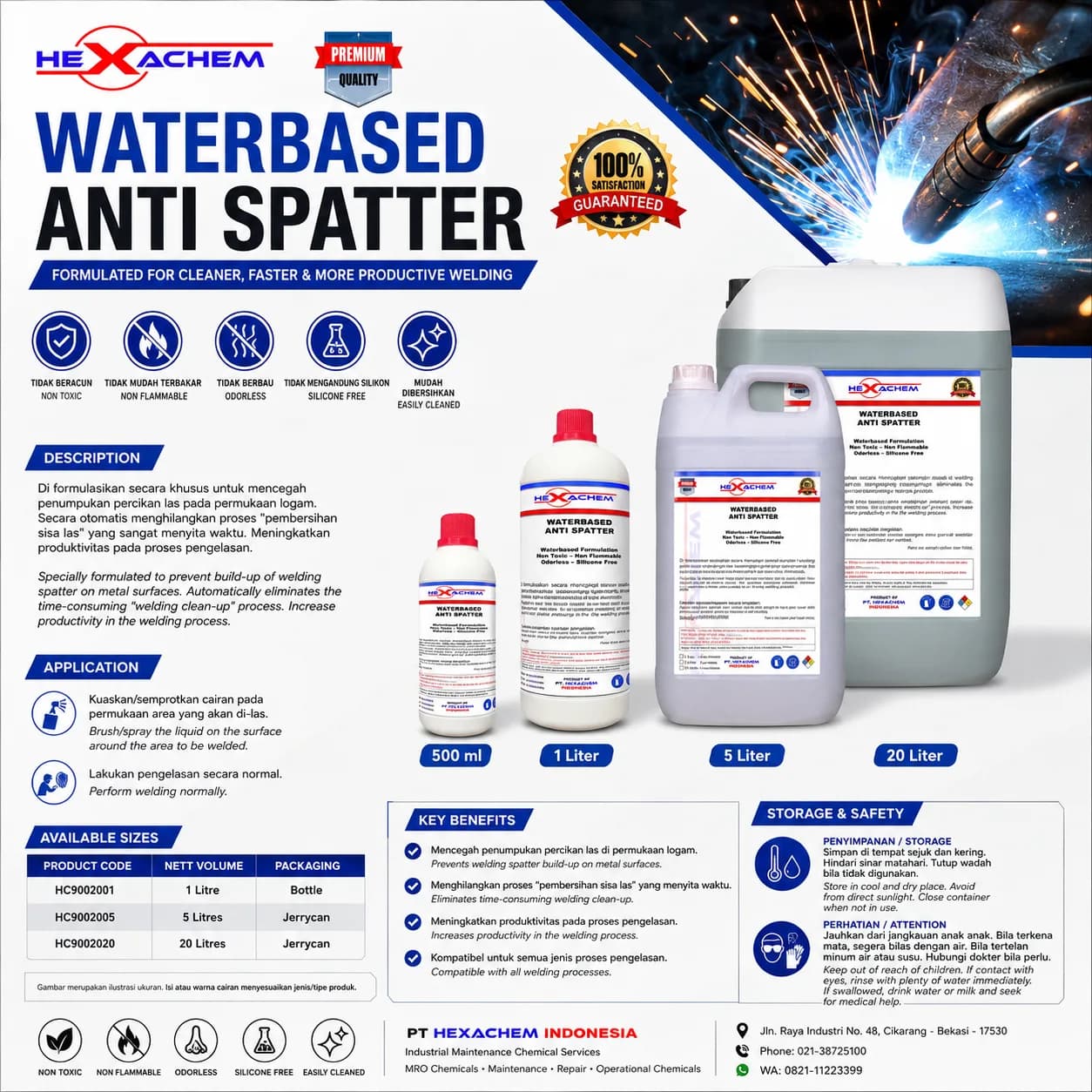 Waterbased Anti Spatter